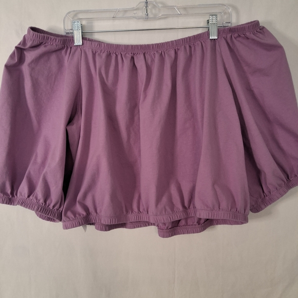 Old Navy Tops - Old Navy Purple Off-Shoulder Crop Top